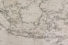 Load image into Gallery viewer, 1844 - Indian & Pacific Ocean Calcutta To China Australia And New Zealand Antique Chart Genuine