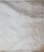 Load image into Gallery viewer, 1923(1968) - Marshall Islands Southern Portion Antique Chart Genuine Nautical
