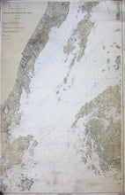 Load image into Gallery viewer, Genuine-Antique-Nautical-Chart-West-Penobscott-Bay--1917-U-S-Coast-and-Geodetic-Survey--Maps-Of-Antiquity
