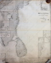 Load image into Gallery viewer, Genuine-Antique-Nautical-Chart-Bay-of-Bengal--1870-James-Imray-&-Son--Maps-Of-Antiquity