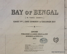 Load image into Gallery viewer, Genuine-Antique-Nautical-Chart-Bay-of-Bengal--1870-James-Imray-&-Son--Maps-Of-Antiquity
