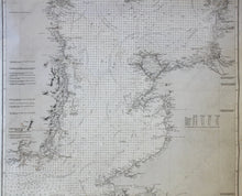 Load image into Gallery viewer, 1847 - The Irish Channel Antique Chart Genuine Nautical