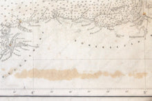 Load image into Gallery viewer, 1847 - The Irish Channel Antique Chart Genuine Nautical