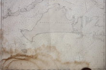 Load image into Gallery viewer, 1892 - Vineyard Sound And Buzzards Bay Antique Chart Genuine Nautical