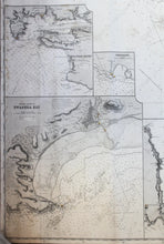 Load image into Gallery viewer, 1878 - Bristol Channel Antique Chart Genuine Nautical