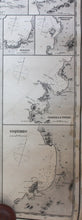 Load image into Gallery viewer, 1874 - West Coast Of South America From Valparaiso To Truxillo Antique Chart Genuine Nautical