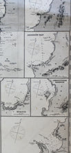 Load image into Gallery viewer, 1874 - West Coast Of South America From Valparaiso To Truxillo Antique Chart Genuine Nautical