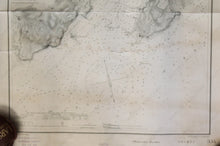 Load image into Gallery viewer, 1889 - Gloucester Harbor Antique Chart Genuine Nautical