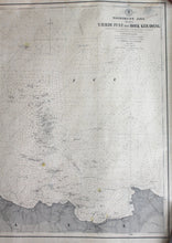 Load image into Gallery viewer, 1887 - Java Noordkust Vierde Punt Tot Hoek Kerawang Antique Chart Genuine Nautical