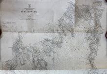 Load image into Gallery viewer, 1912 - Massachusetts Buzzards Bay Antique Chart Genuine Nautical