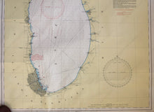 Load image into Gallery viewer, 1950 - Lake Michigan Antique Chart Genuine Nautical