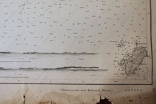 Load image into Gallery viewer, 1878 - Maine Damariscotta And Medomak Rivers Antique Chart Genuine Nautical