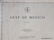Load image into Gallery viewer, Genuine-Antique-Nautical-Chart-Gulf-of-Mexico--1905-U-S-Coast-and-Geodetic-Survey--Maps-Of-Antiquity