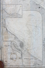 Load image into Gallery viewer, 1888 - Rio De La Plata Antique Chart Genuine Nautical