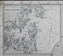 Load image into Gallery viewer, 1872 - Western Pacific Antique Chart Genuine Nautical