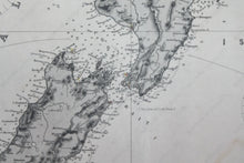 Load image into Gallery viewer, 1872 - Western Pacific Antique Chart Genuine Nautical