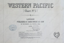 Load image into Gallery viewer, Genuine-Antique-Nautical-Chart-Western-Pacific--1872-James-Imray-&-Son--Maps-Of-Antiquity