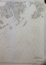 Load image into Gallery viewer, 1891 - Maine Cross Island To Nash Antique Chart Genuine Nautical