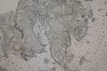 Load image into Gallery viewer, 1891 - Maine Cross Island To Nash Antique Chart Genuine Nautical