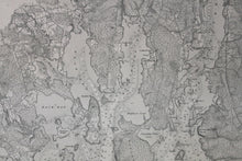 Load image into Gallery viewer, 1888 - Maine Nash Island To Schoodic Antique Chart Genuine Nautical