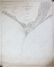 Load image into Gallery viewer, Genuine-Antique-Nautical-Chart-Masonboro-Inlet-to-Shallotte-Inlet-including-Cape-Fear-1909-U-S-Coast-and-Geodetic-Survey--Maps-Of-Antiquity