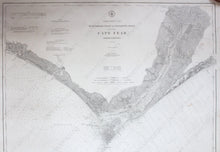 Load image into Gallery viewer, 1909 - North Carolina Masonboro Inlet To Shallotte Including Cape Fear Antique Chart Genuine
