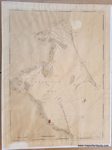 Load image into Gallery viewer, 1779 Circa - Des Barres’ Chart Of Plymouth Bay Antique Map Genuine