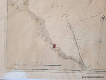 Load image into Gallery viewer, 1779 Circa - Des Barres’ Chart Of Plymouth Bay Antique Map Genuine