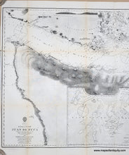 Load image into Gallery viewer, 1866 - Strait of Juan de Fuca (Near Vancouver Island, Puget Sound, and Seattle, WA) - Antique Chart