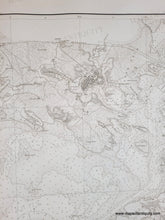 Load image into Gallery viewer, Onset, Massachusetts detail. Black and white chart showing Buzzards Bay with the beginnings of the Cape Cod Canal. Includes some topographic details along the coast.