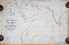 Load image into Gallery viewer, 1845 - Indian Ocean, from the Cape of Good Hope to Calcutta including the Red Sea and Persian Gulf - Antique Chart