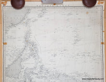 Load image into Gallery viewer, 1857 - Pacific Ocean - Genuine Antique Chart