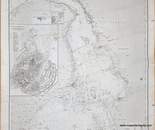 Load image into Gallery viewer, 1871 - Entrance to the Baltic, Sheet II, The Sound, From the Royal Danish Survey in 1846 - Genuine Antique Chart