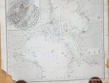 Load image into Gallery viewer, 1871 - Entrance to the Baltic, Sheet II, The Sound, From the Royal Danish Survey in 1846 - Genuine Antique Chart