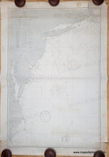 Load image into Gallery viewer, 1890 - Atlantic Coast of the United States, Buzzards Bay to Cape Lookout - Genuine Antique Chart