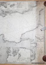 Load image into Gallery viewer, 1876 - English Channel - Genuine Antique Chart