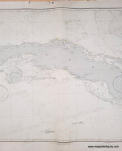 Load image into Gallery viewer, 1888 - West Indies, Island of Cuba, Cape San Antonio to Longitude 76 degrees West, with Adjacent Part of Great Bahama Bank - Genuine Antique Chart