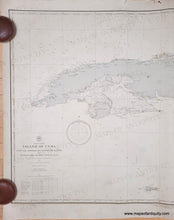 Load image into Gallery viewer, 1888 - West Indies, Island of Cuba, Cape San Antonio to Longitude 76 degrees West, with Adjacent Part of Great Bahama Bank - Genuine Antique Chart