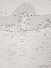 Load image into Gallery viewer, 1870 - The North Coast of the Gulf of Mexico, Sheet 1. From St Marks River to Barataria Bay - Genuine Antique Chart