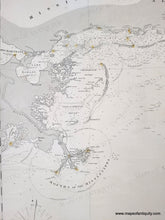 Load image into Gallery viewer, 1870 - The North Coast of the Gulf of Mexico, Sheet 1. From St Marks River to Barataria Bay - Genuine Antique Chart