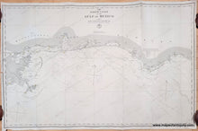 Load image into Gallery viewer, Genuine-Antique-Chart-The-North-Coast-of-the-Gulf-of-Mexico-Sheet-1-From-St-Marks-River-to-Barataria-Bay-1870-Hydrographic-Office-of-the-US-Navy-Maps-Of-Antiquity