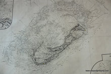 Load image into Gallery viewer, 1877 - Bermuda Islands. From The Most Recent Brit. Admty. Surveys. Antique Chart Black & White