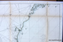 Load image into Gallery viewer, 1865 - Northeast Coast United States Survey Sketch A Shewing The Progress Of In Section No. 1 From