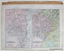 Load image into Gallery viewer, 1890 - Double-Sided Page: Atlas Map Of Massachusetts Connecticut And Rhode Island From The Latest