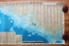 Load image into Gallery viewer, 1981 - Explorer’s Map And Directory Of The New England Coast Vintage Laminated