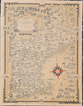 Load image into Gallery viewer, Antique-Pictorial-Map-A-Pictorial-Map-of-the-New-England-States-U.S.A.-Designed-and-Drawn-by-Ernest-Dudley-Chase-of-Winchester-Mass.-1939-Ernest-Dudley-Chase-New-England-1900s-20th-century-Maps-of-Antiquity
