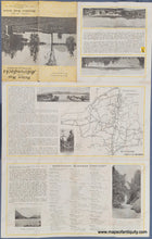 Load image into Gallery viewer, 1921 - The Adirondack Picture Map Antique Pictorial Genuine Printed-Color