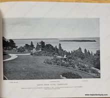 Load image into Gallery viewer, Genuine-Antique-Photogravure-Book-Historic-Lake-Champlain-1898-Stoddard-Maps-Of-Antiquity