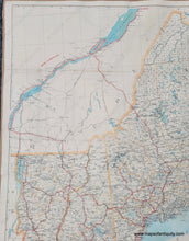 Load image into Gallery viewer, Genuine-Antique-Map-Map-of-the-New-England-States-showing-State-County-Town-Boundaries-Post-Offices-Railroad-Stations-1909-Walker-Maps-Of-Antiquity