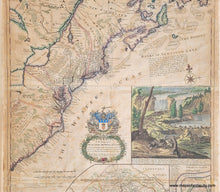 Load image into Gallery viewer, Genuine-Antique-Map-Moll-Beaver-Map-A-New-and-Exact-Map-of-the-Dominions-of-the-King-of-Great-Britain-on-ye-Continent-of-North-America-1733-Moll-Maps-Of-Antiquity